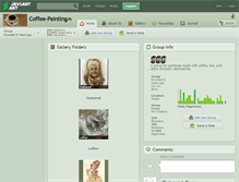Tablet Screenshot of coffee-painting.deviantart.com