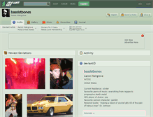 Tablet Screenshot of bassistbones.deviantart.com