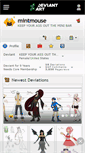 Mobile Screenshot of mintmouse.deviantart.com