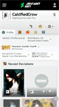 Mobile Screenshot of calcifiedcrow.deviantart.com