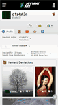 Mobile Screenshot of d1s4st3r.deviantart.com