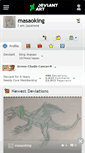 Mobile Screenshot of masaoking.deviantart.com