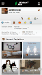 Mobile Screenshot of mothmish.deviantart.com