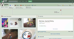 Desktop Screenshot of contxu.deviantart.com