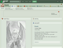 Tablet Screenshot of kuune.deviantart.com