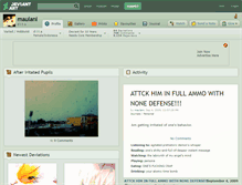 Tablet Screenshot of maulani.deviantart.com