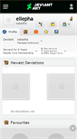 Mobile Screenshot of ellepha.deviantart.com