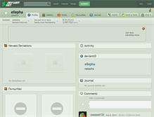 Tablet Screenshot of ellepha.deviantart.com