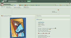 Desktop Screenshot of naminomizu.deviantart.com