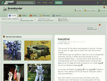 Tablet Screenshot of jinxedcynder.deviantart.com