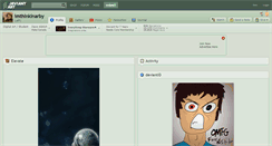 Desktop Screenshot of imthinkinarby.deviantart.com