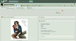 Desktop Screenshot of koumori-tomboy.deviantart.com