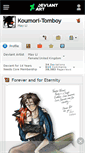 Mobile Screenshot of koumori-tomboy.deviantart.com