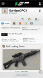 Mobile Screenshot of gundamgpo3.deviantart.com