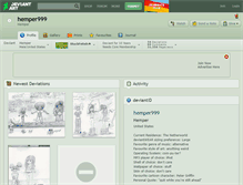 Tablet Screenshot of hemper999.deviantart.com