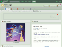 Tablet Screenshot of fenix-angel.deviantart.com