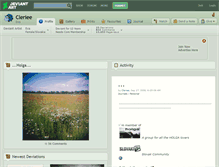 Tablet Screenshot of cleriee.deviantart.com