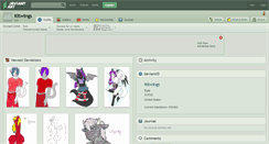 Desktop Screenshot of kitwings.deviantart.com