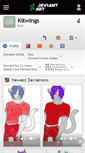 Mobile Screenshot of kitwings.deviantart.com