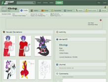 Tablet Screenshot of kitwings.deviantart.com