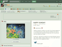 Tablet Screenshot of kric.deviantart.com