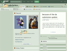 Tablet Screenshot of cutie-furries.deviantart.com