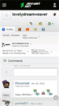 Mobile Screenshot of lovelydreamweaver.deviantart.com
