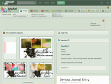 Tablet Screenshot of jyuukoi.deviantart.com