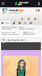 Mobile Screenshot of coracat.deviantart.com