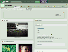 Tablet Screenshot of miss-kitkat.deviantart.com