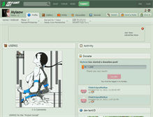 Tablet Screenshot of myiaow.deviantart.com