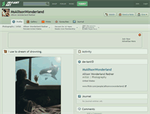 Tablet Screenshot of msallisonwonderland.deviantart.com