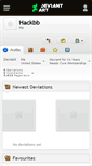 Mobile Screenshot of hackbb.deviantart.com