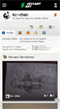 Mobile Screenshot of kc--chan.deviantart.com