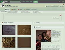 Tablet Screenshot of kc--chan.deviantart.com