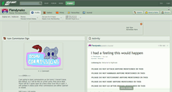 Desktop Screenshot of fiendyneko.deviantart.com