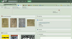 Desktop Screenshot of cookiemonster227707.deviantart.com