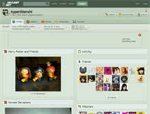 Tablet Screenshot of hyperliltenshi.deviantart.com