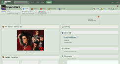 Desktop Screenshot of empresslizard.deviantart.com