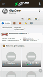 Mobile Screenshot of gigadare.deviantart.com