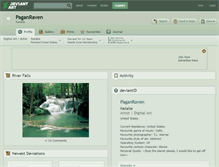 Tablet Screenshot of paganraven.deviantart.com
