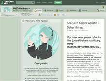 Tablet Screenshot of mmd-madness.deviantart.com