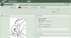 Desktop Screenshot of briannalrandom.deviantart.com