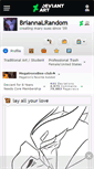 Mobile Screenshot of briannalrandom.deviantart.com