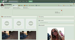 Desktop Screenshot of crochampion.deviantart.com