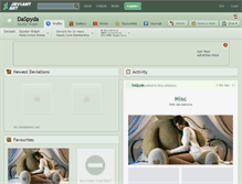 Tablet Screenshot of daspyda.deviantart.com