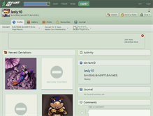Tablet Screenshot of lesly10.deviantart.com