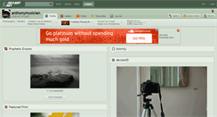 Desktop Screenshot of anthonymusician.deviantart.com