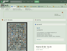 Tablet Screenshot of la-ch.deviantart.com