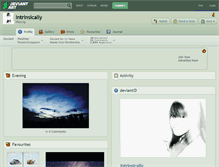 Tablet Screenshot of intrinsically.deviantart.com